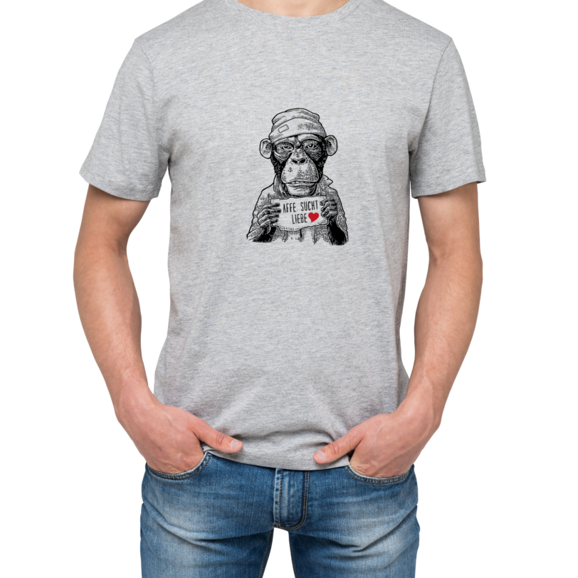 Affe sucht Liebe - T-Shirt